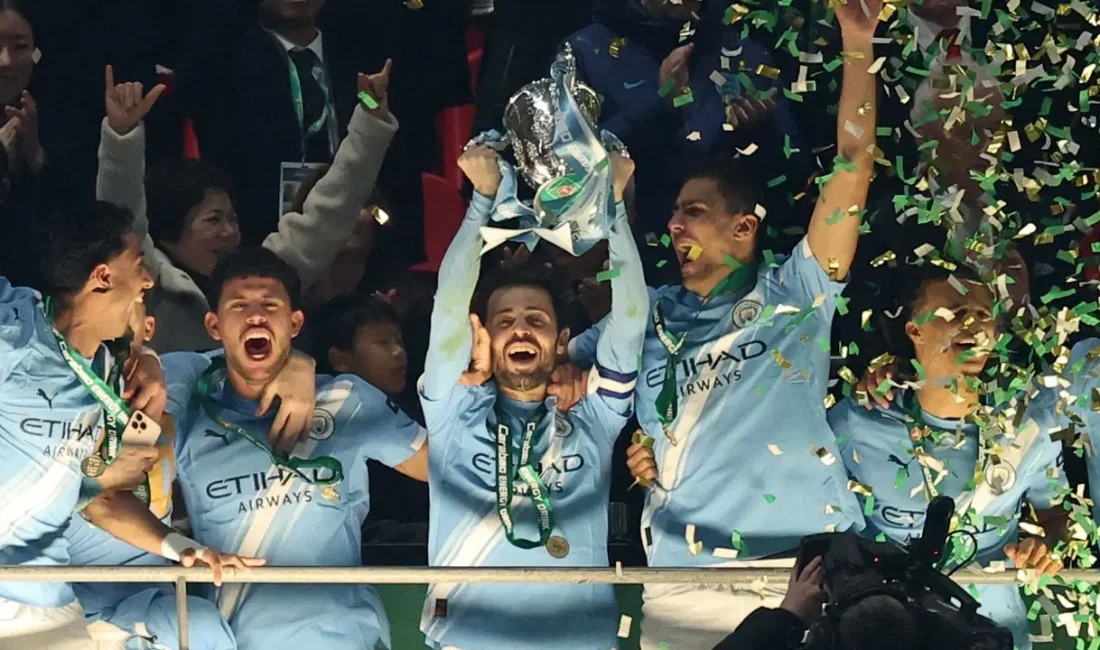 İngiltere Lig Kupası Manchester City’nin! Genç Nico O'Reilly attı, City