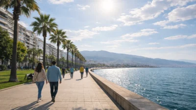 İzmir, uzun süren yağışlı ve rüzgarlı günlerin ardından Mart ayına