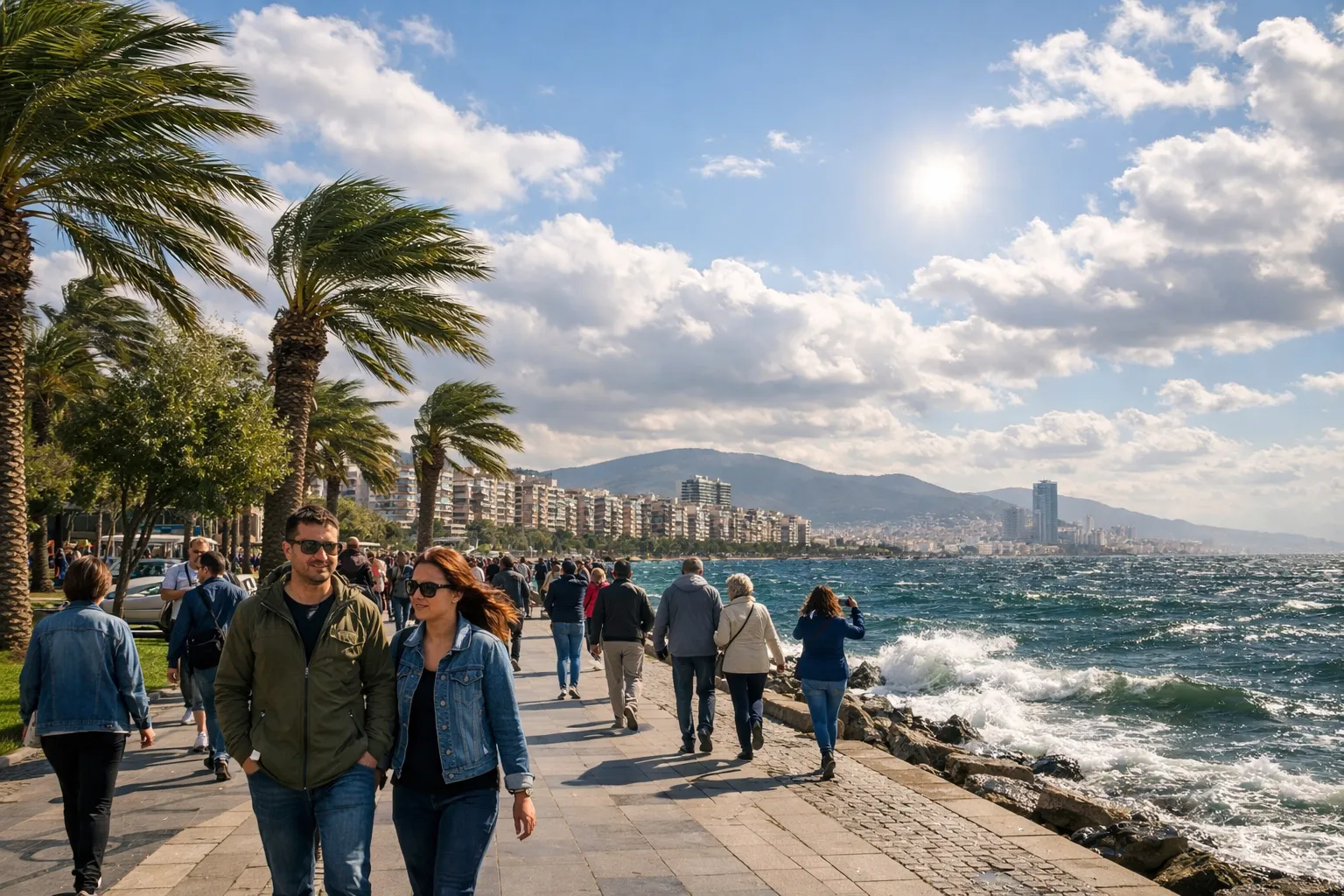 İzmir’de bahar mesaisi başlıyor: Güneşli günler, rüzgarlı uyarılar!