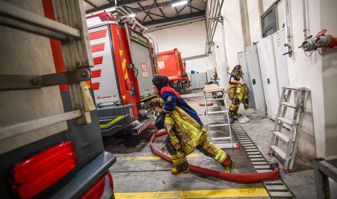 Ateş savaşçıları sofralarını imece usulü kurarken, bir ihbar geldiğinde ise