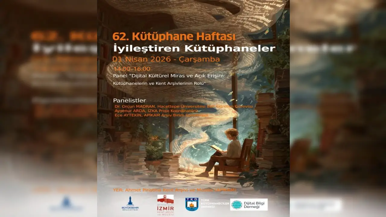 İzmir’de Kütüphaneler Haftası kutlanıyor
