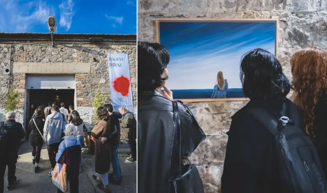 İzmir Büyükşehir Belediyesi’nin desteğiyle Basmane’deki tarihi Bıçakçı Han’da açılan “İmgeye