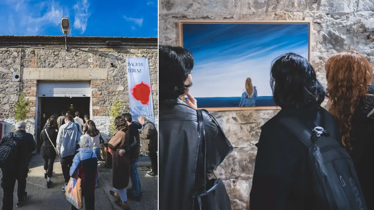İzmir Büyükşehir Belediyesi’nin desteğiyle Basmane’deki tarihi Bıçakçı Han’da açılan “İmgeye