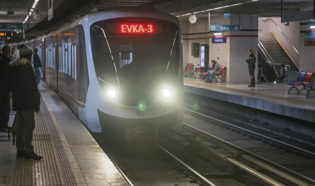 Büyükşehir Belediyesi, metro hattındaki konforu artırmak için 576 metrelik rayı