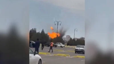 Azerbaycan'a bağlı Nahçıvan Özerk Cumhuriyeti, İran yönünden gelen insansız hava