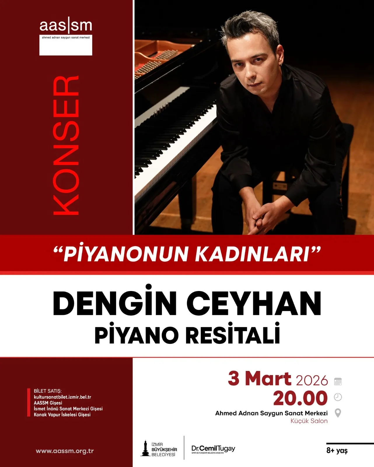 İzmir’de sanat maratonu başlıyor! AASSM’nin mart programı yıldızlar geçidi gibi