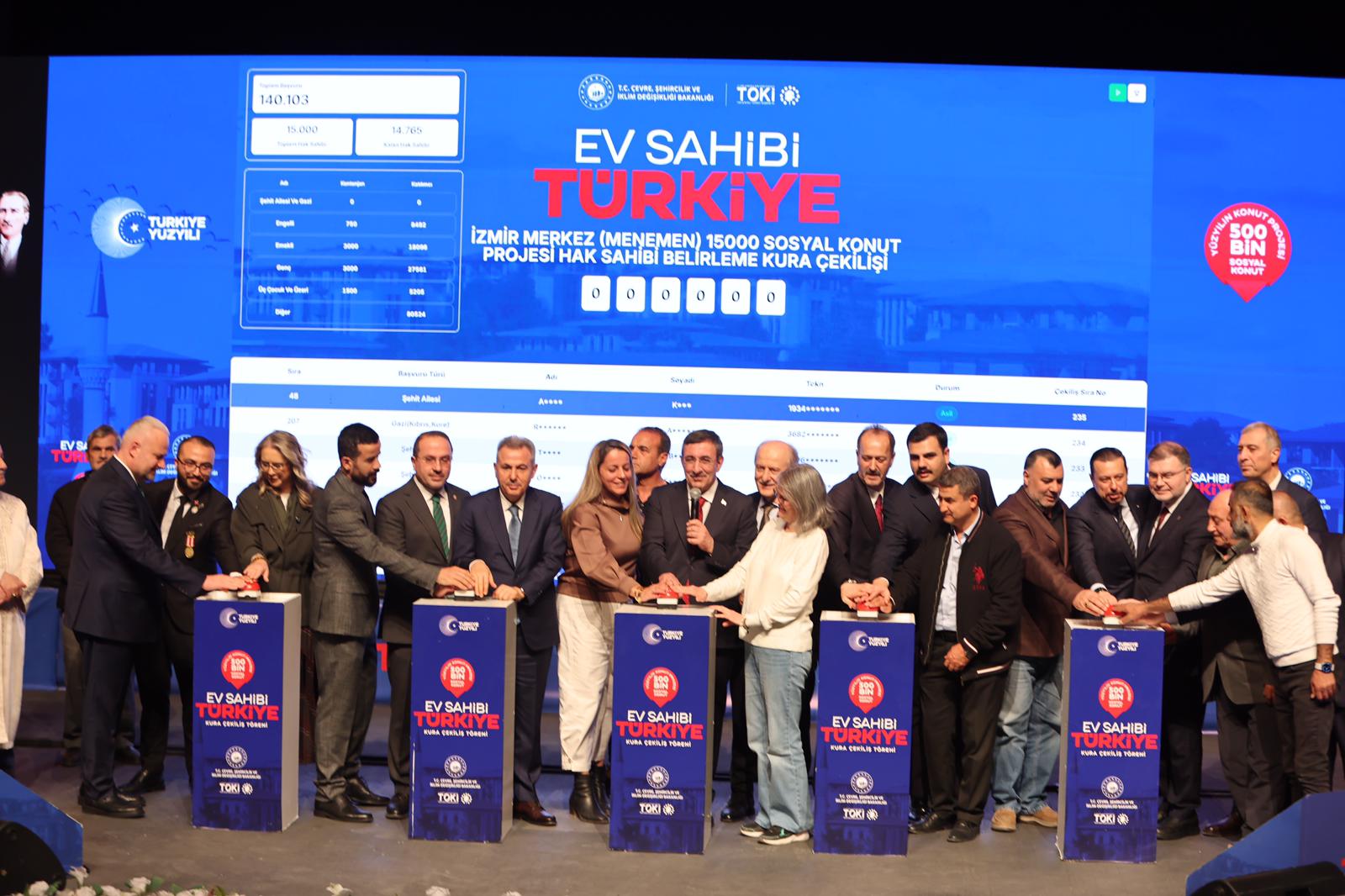 AK Partili Saygılı TOKİ kura çekiminde konuştu: 'Biz sözümüzün arkasındayız'