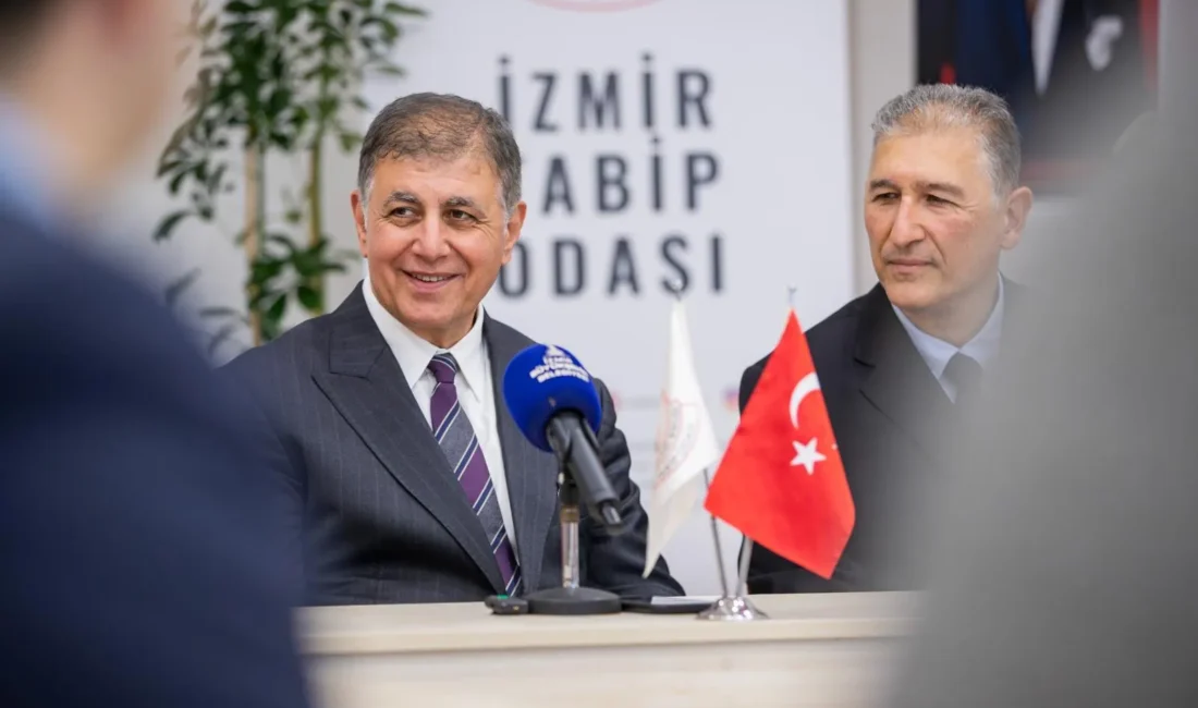 Büyükşehir heyeti Tabip Odası'na konuk oldu. Başkan Tugay'dan "Yenilmeyeceğiz" çıkışı,