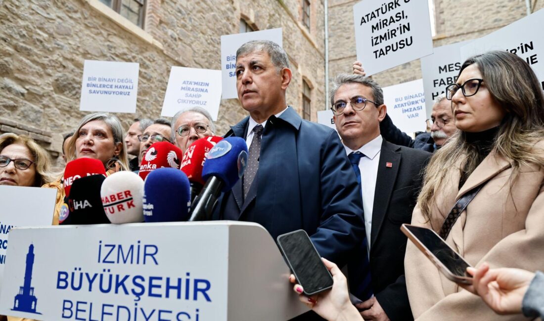 İzmir Büyükşehir Belediye Başkanı Dr. Cemil Tugay, Meslek Fabrikası’nın tahliye