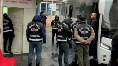 Başkan Yalım'a ait 4 işletme mühürlenirken, İstanbul'a getirilen şüphelilerin savcılık