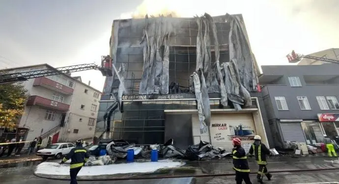 Dilovası’ndaki kozmetik fabrikasında 3'ü çocuk 7 işçinin can verdiği yangına