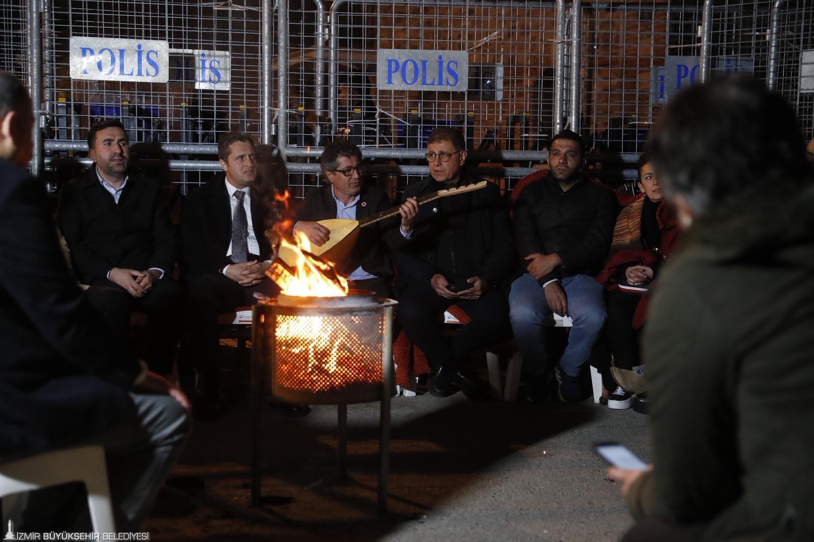 Meslek Fabrikası’nda üçüncü gün nöbeti: Tugay, barikattan seslendi; 'Gitmiyoruz'