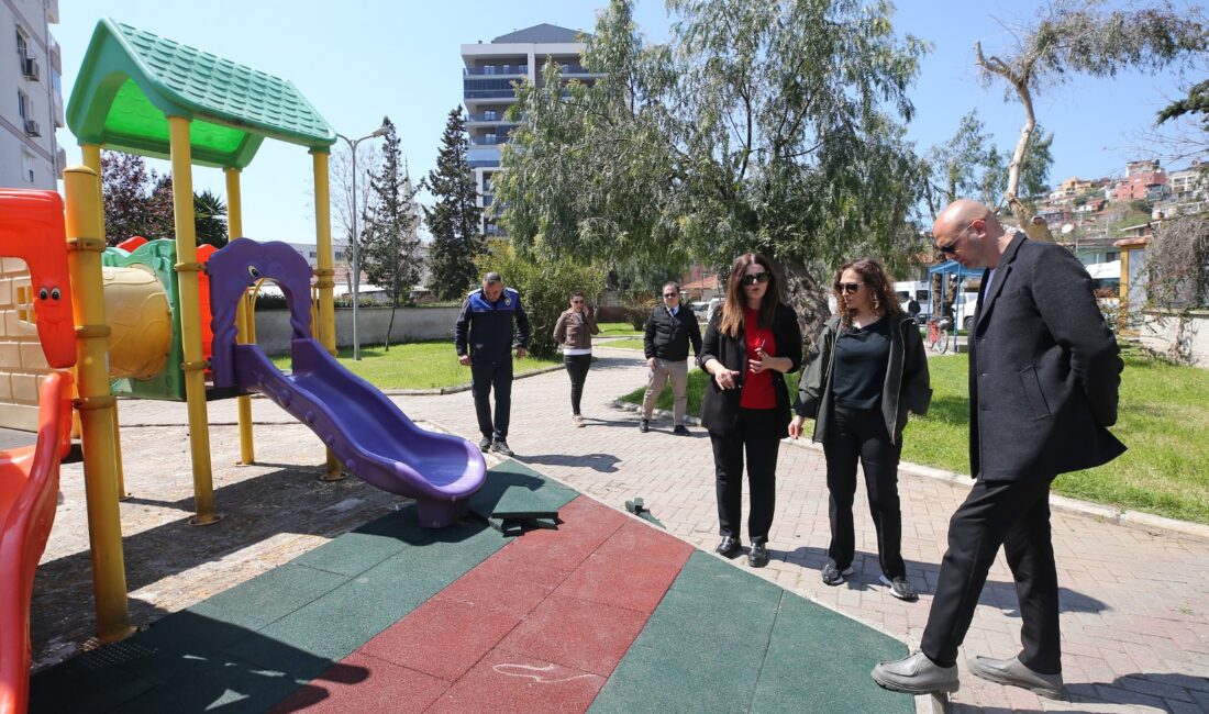 Park ve Bahçeler Müdürlüğü ekipleri, Karşıyaka'nın nefes alan noktalarını daha