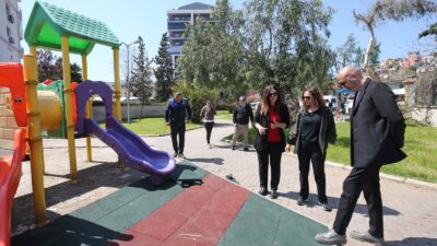 Park ve Bahçeler Müdürlüğü ekipleri, Karşıyaka'nın nefes alan noktalarını daha