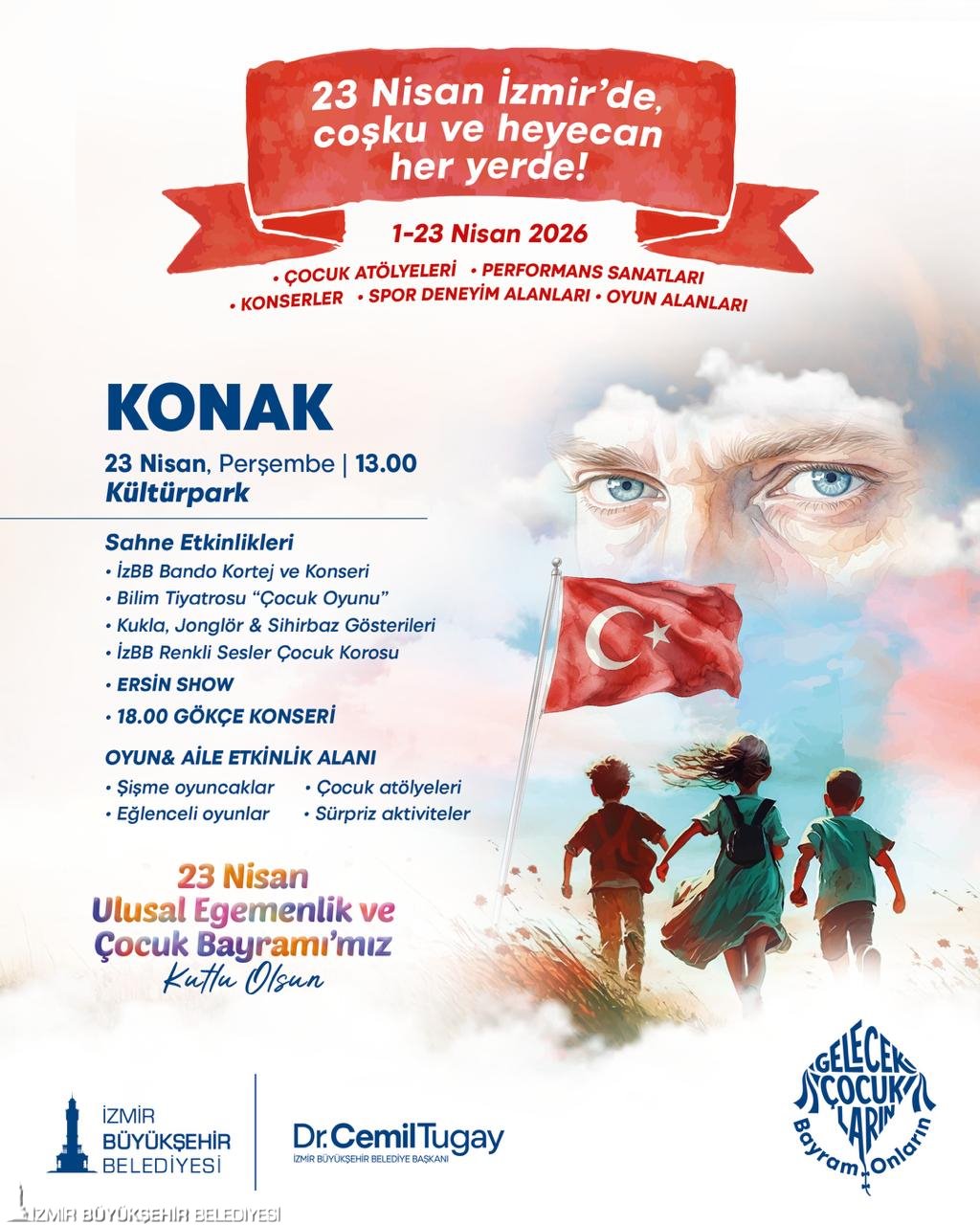 23 Nisan’da kutlamaların adresi Kültürpark olacak