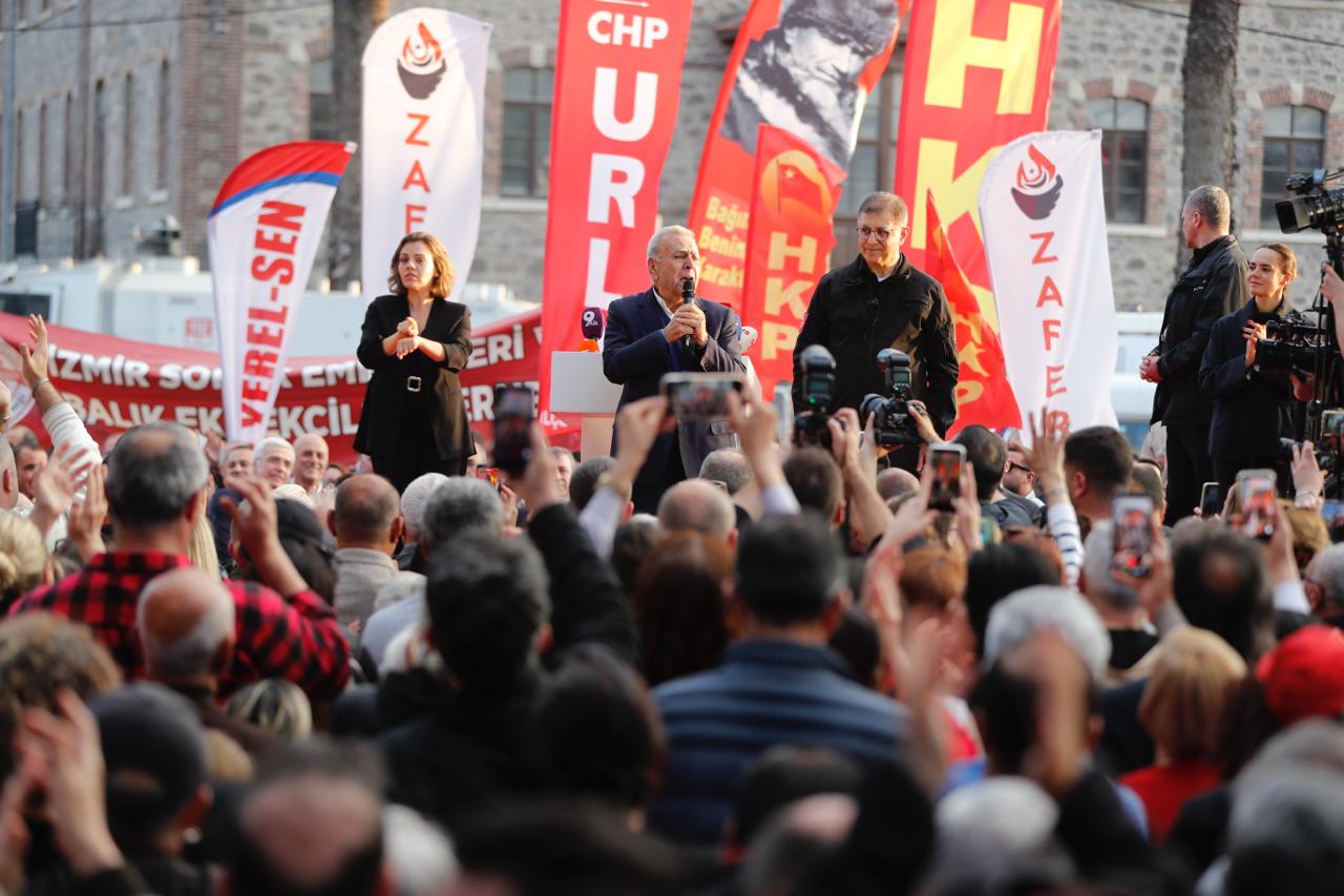 Cemil Tugay Meslek Fabrikası Mitingi'nde konuştu: 'Suç işliyorsunuz; tek bir gerekçe sunamazsınız'