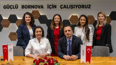 Bornova Belediyesi ile Sayra Çınar Vakfı arasında imzalanan protokol, 0-25