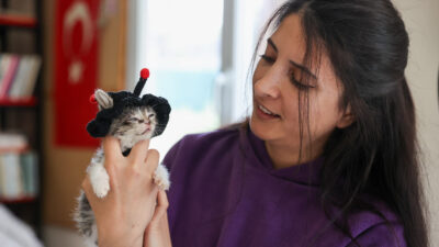 Boynu kırık halde bulunan ve yaşama şansı mucizelere bağlı olan