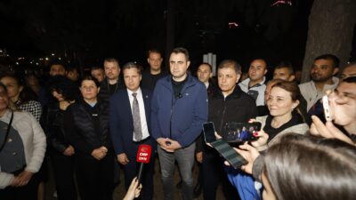 Meslek Fabrikası önünde TOMA’lara karşı direniş sürerken Tugay’dan "ceberut tavır"