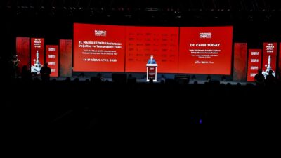 Dünyanın en büyük üç doğal taş fuarından biri olan Marble