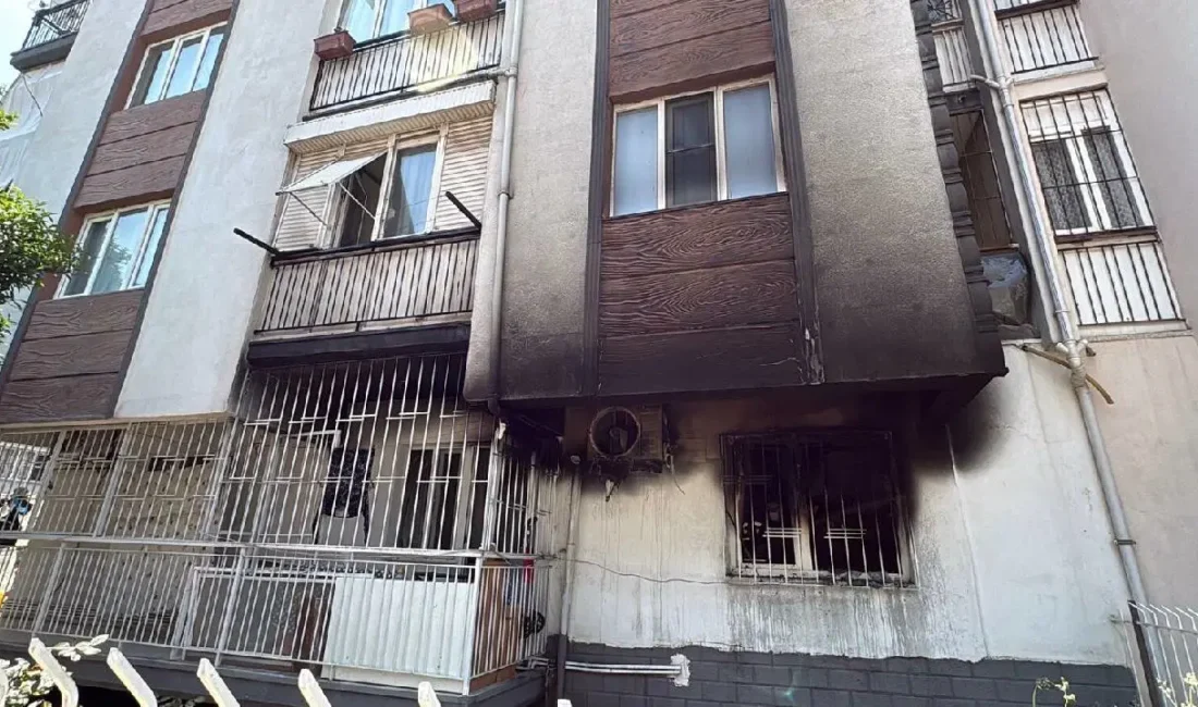 Aydın’ın Efeler ilçesinde, 5 katlı bir apartmanın birinci katında meydana