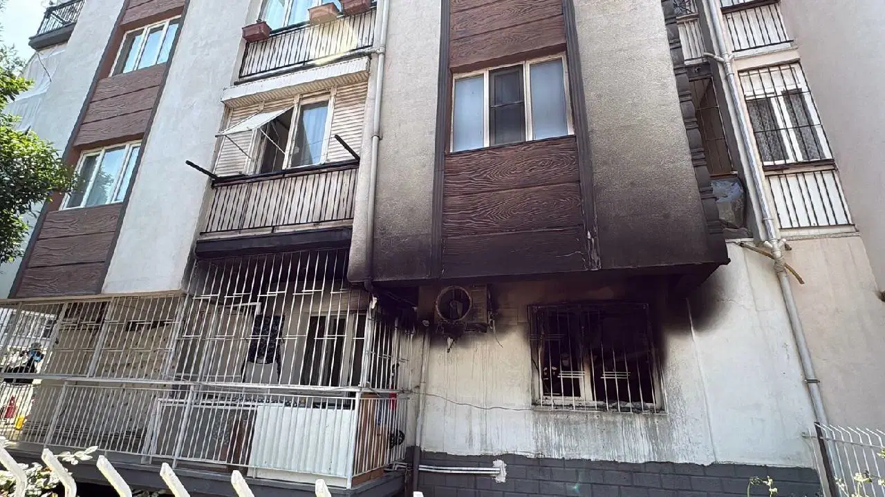 Aydın’ın Efeler ilçesinde, 5 katlı bir apartmanın birinci katında meydana