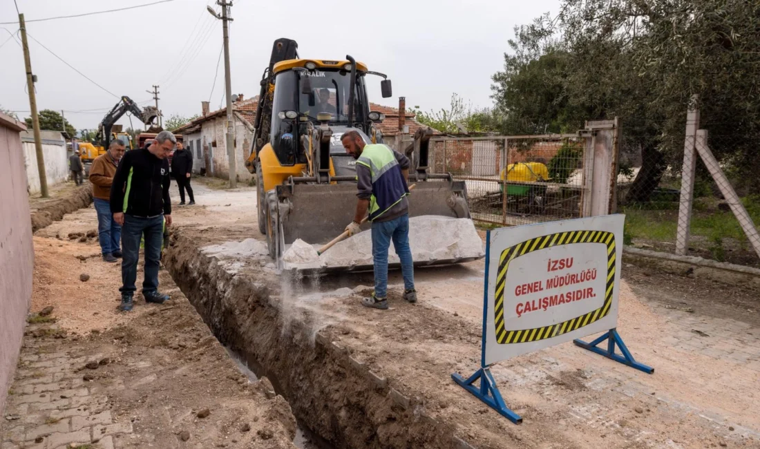 İZSU’nun Bergama’da başlattığı kapsamlı yatırımlarla hem yağmur suyu altyapısı güçleniyor