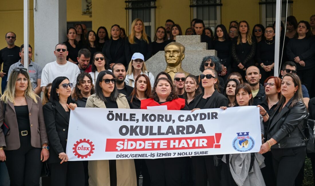 Bornova Belediyesi bünyesindeki eğitim emekçileri, Şanlıurfa ve Kahramanmaraş’taki okul saldırılarını
