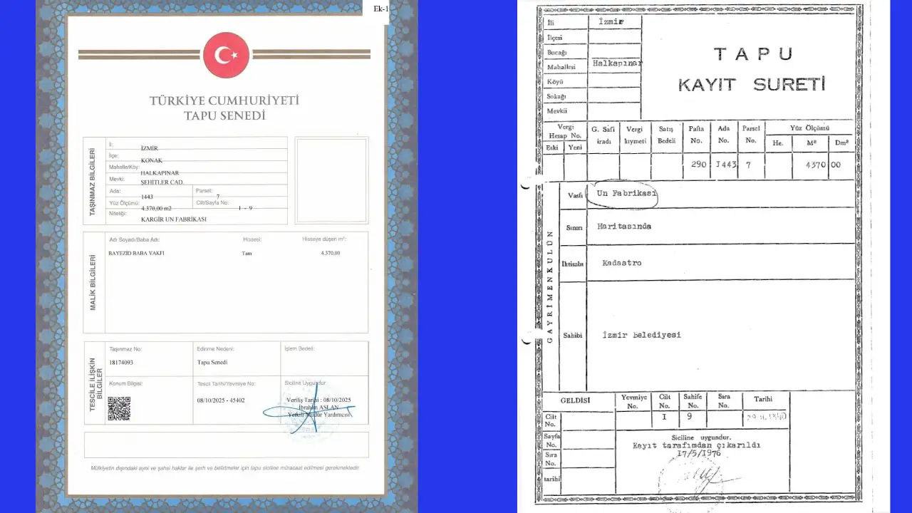 Başkan Tugay tapuyu masaya koydu: “Elimizden alamazsınız!"