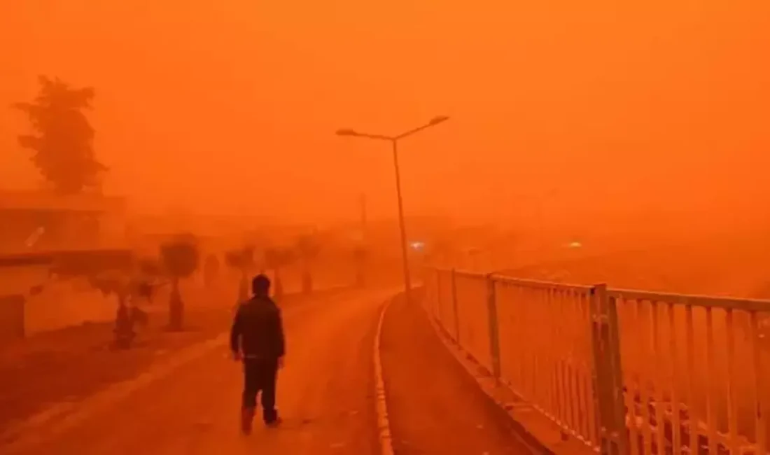 Meteoroloji Genel Müdürlüğü, Kuzey Afrika kaynaklı toz taşınımı nedeniyle İzmir'in