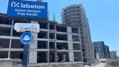 İzmir Büyükşehir Belediyesi iştiraki İZBETON üzerinden yürütülen kentsel dönüşüm projesindeki