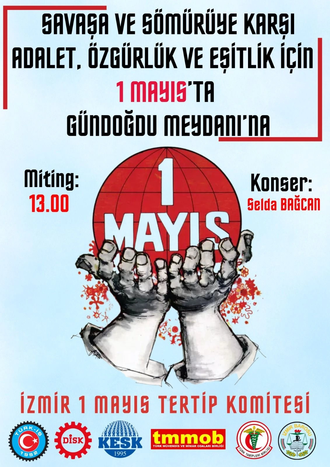 İzmir'de 1 Mayıs programı belli oldu: Dev miting ve sürpriz isim! 