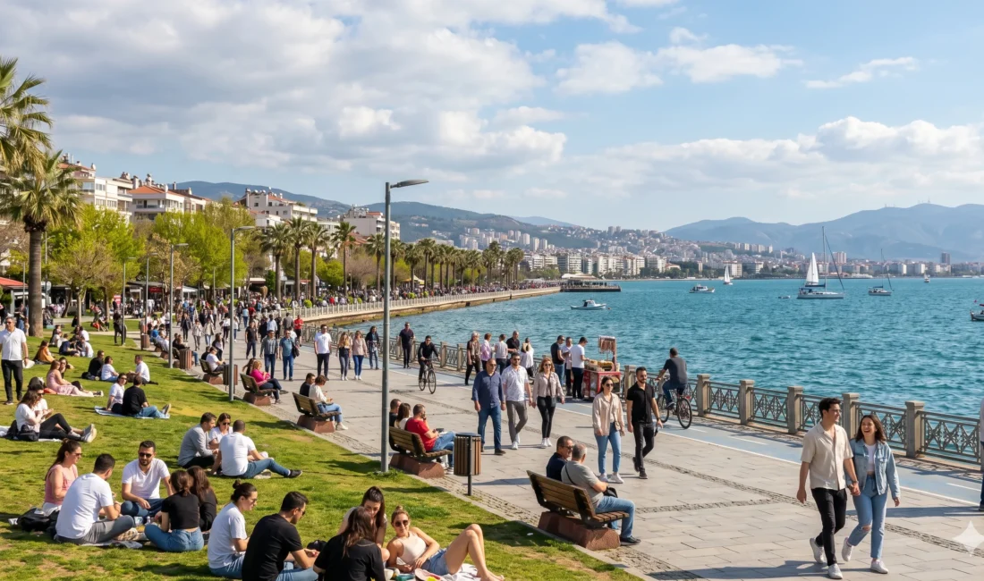 İzmir’de bahar, hafta sonu etkisini tam anlamıyla hissettirmeye hazırlanıyor. Pazar