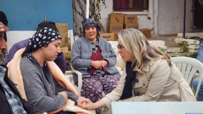 AK Parti İzmir Milletvekili Ceyda Bölünmez Çankırı Sasalı'daki Çiğli Atıksu