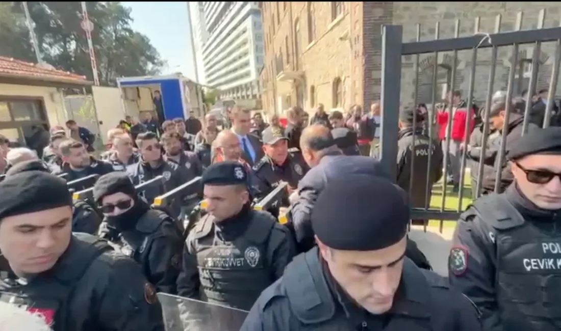 Tarihi Meslek Fabrikası binasında fiili tahliye ve boşaltma işlemine resmen