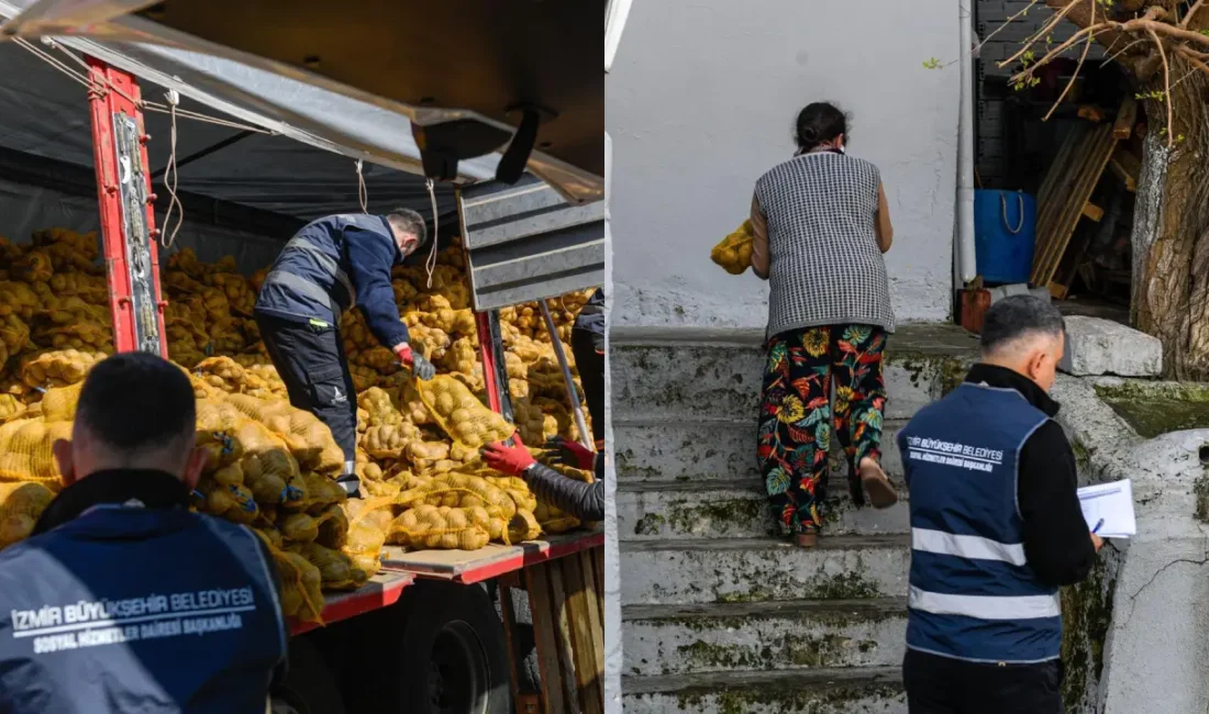 Ödemişli üreticinin yangın sonrası yaralarını İzmir Büyükşehir sarıyor! Tarlada kalma