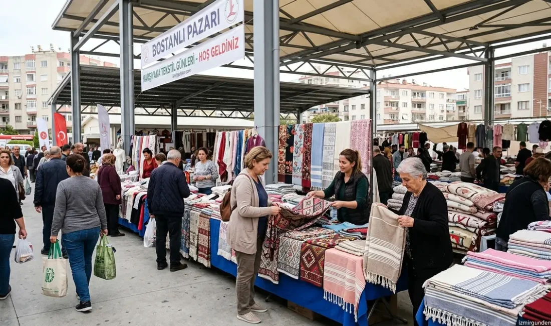 Karşıyaka’dabeşinci kez kurulamayan "Tekstil Günleri" pazar yeri tartışmalarına İzmir Büyükşehir