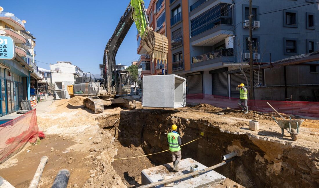 İklim krizine karşı Kiraz’da altyapı seferberliği! Yoğun yağışlarda göle dönen