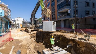 İklim krizine karşı Kiraz’da altyapı seferberliği! Yoğun yağışlarda göle dönen