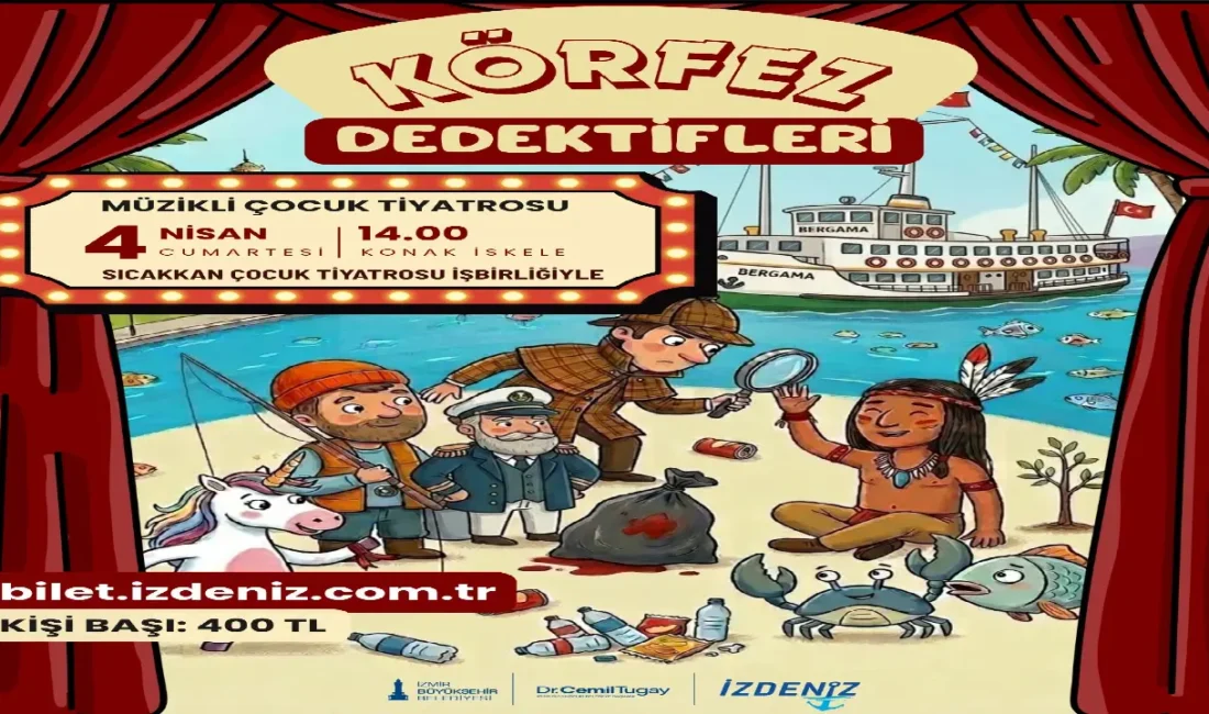 İzmir Büyükşehir Belediyesi’nin denizcilik iştiraki İZDENİZ, Sıcakken Tiyatrosu iş birliğiyle