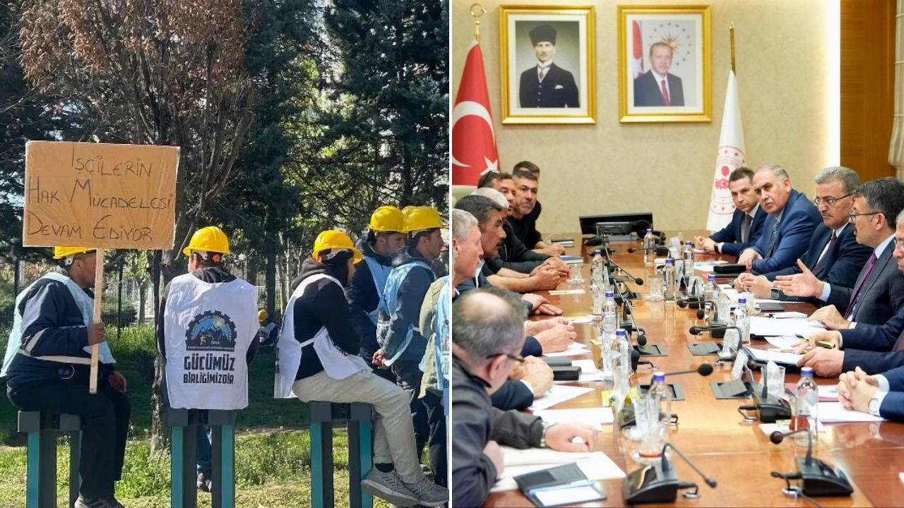 Ankara'da madencinin zaferi: Talepler kabul edildi, eylem bitti!