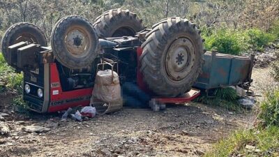 Manisa’nın Turgutlu ilçesinde akşam saatlerinde meydana gelen traktör kazası, sabah
