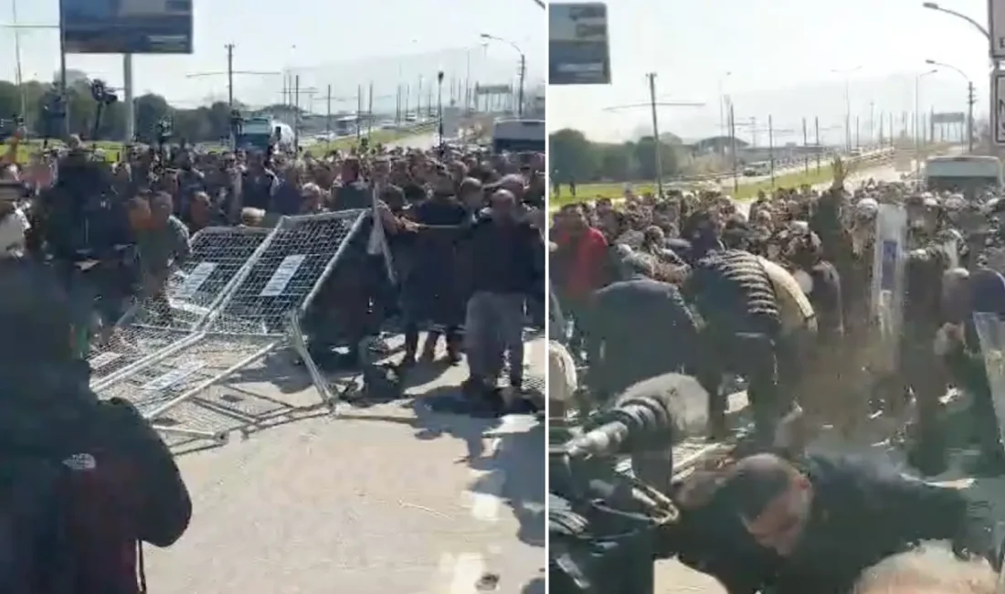 İzmir güne müdahale sesiyle sarsıldı! Meslek Fabrikası önündeki bekleyişte biber