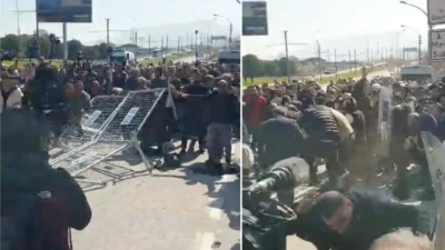 İzmir güne müdahale sesiyle sarsıldı! Meslek Fabrikası önündeki bekleyişte biber