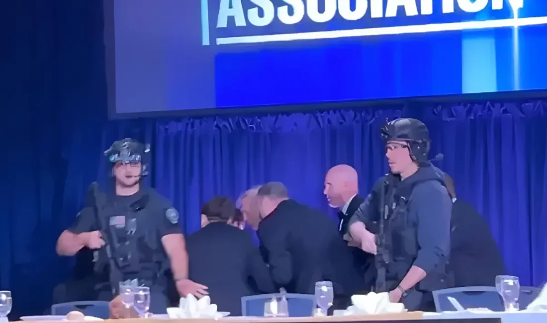 ABD Başkanı Donald Trump, Washington'daki Hilton Otel'de düzenlenen geleneksel Beyaz