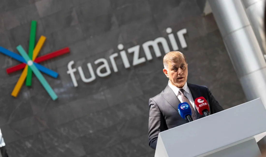 İzmir Büyükşehir Belediye Başkanı Dr. Cemil Tugay, Olivtech Fuarı'nın açılışında