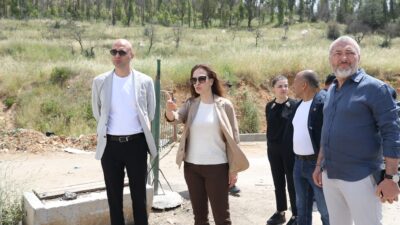 Karşıyaka Belediye Başkanı Yıldız Ünsal, Örnekköy Küçük Sanayi Sitesi’ni ziyaret
