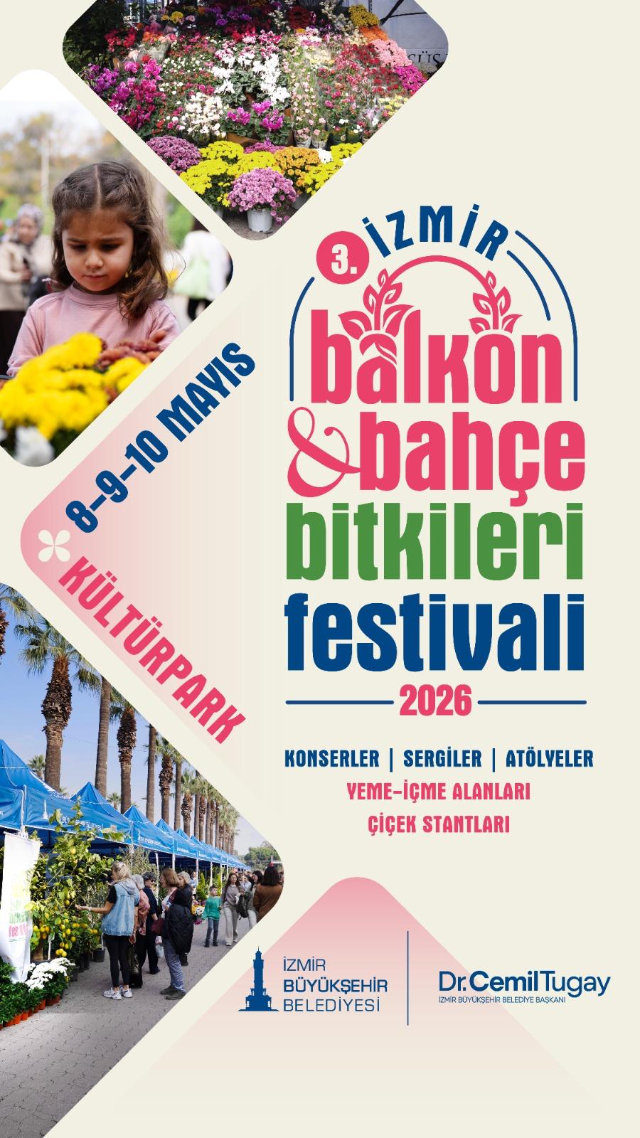 Kültürpark çiçek açacak: İzmir’de balkon ve bahçe modası başlıyor!