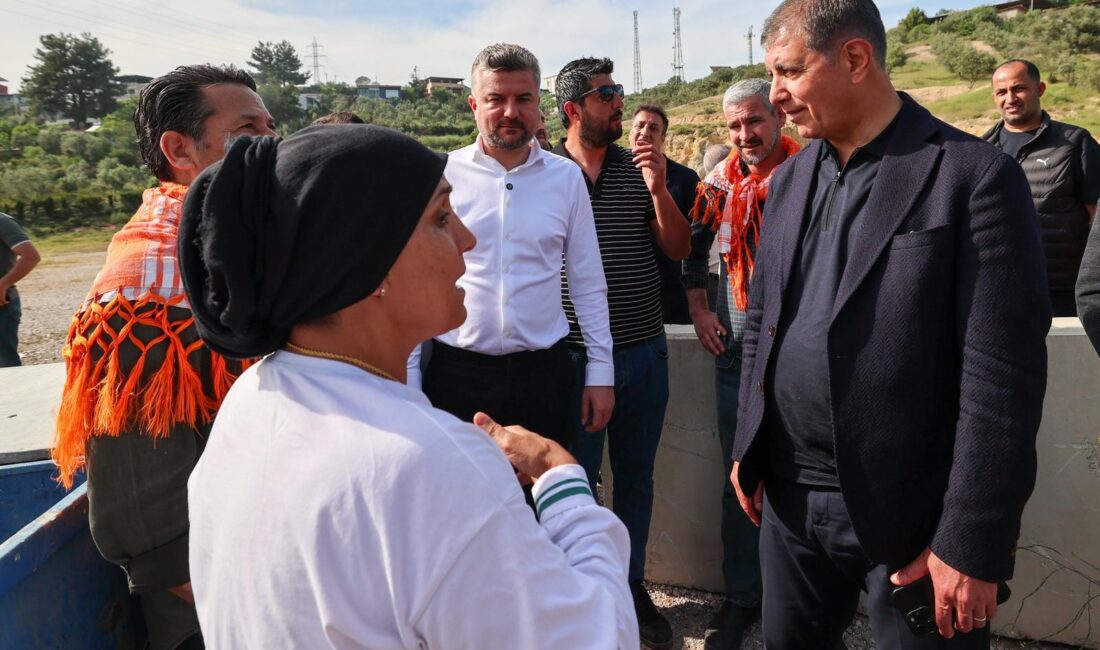 İzmir Büyükşehir Belediye Başkanı Dr. Cemil Tugay, Buca’nın Belenbaşı Mahallesi’nde