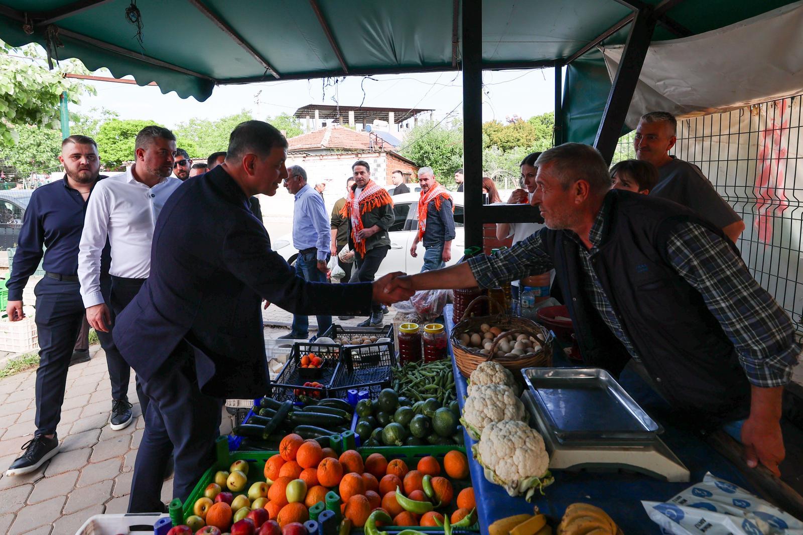 Başkan Tugay Belenbaşı’nda yurttaşlarla buluştu: “Sorunları birlikte çözeceğiz”